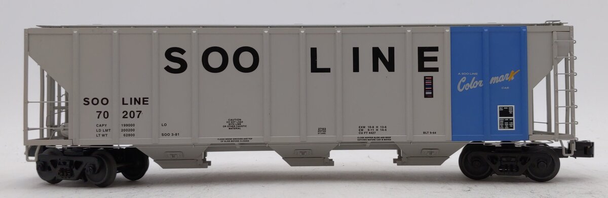 Lionel 6-27103 O Gauge Soo Line Hopper #70207