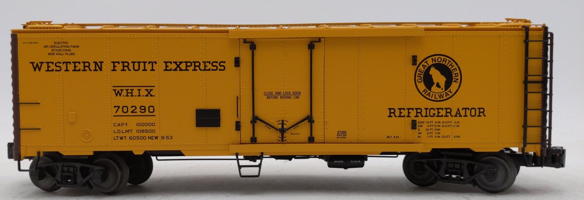 Lionel 6-27305 O Gauge Great Northern Steel-Sided Refrigerator Car #70290
