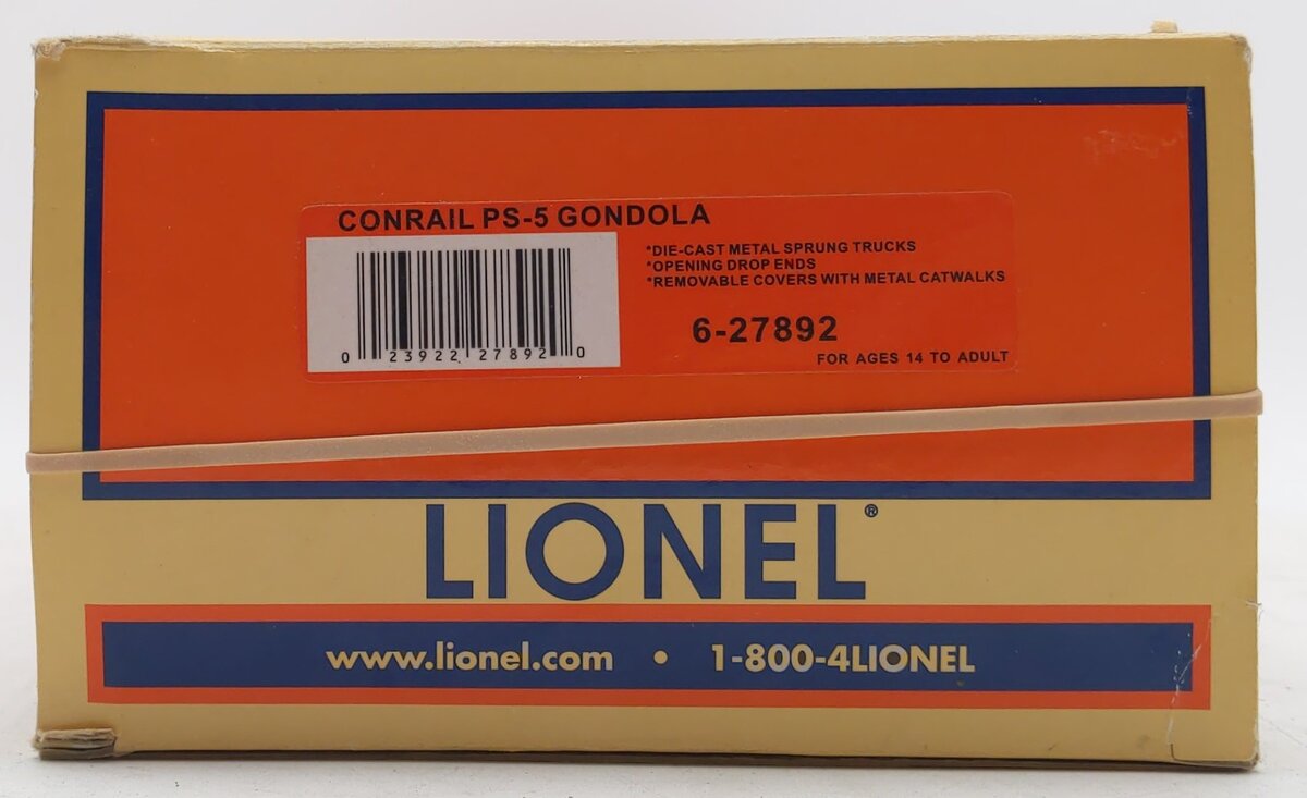 Lionel 6-27892 Conrail PS-5 Gondola with Covers