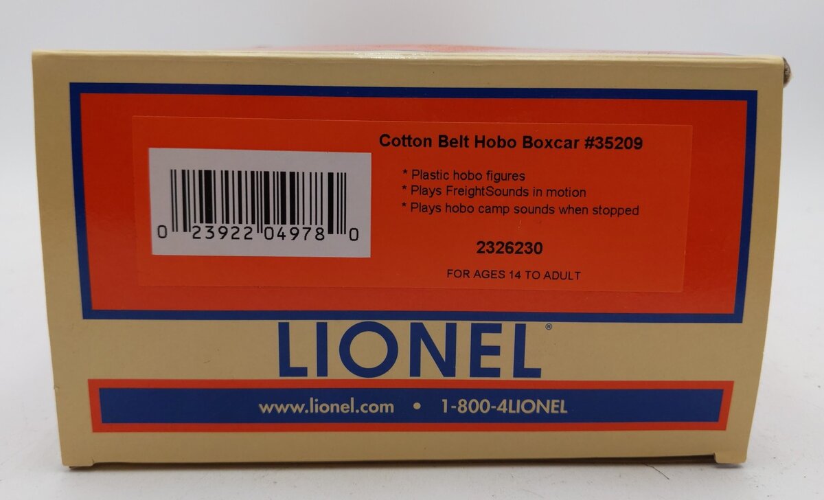 Lionel 2326230 O Cotton Belt Hobo Boxcar #35209