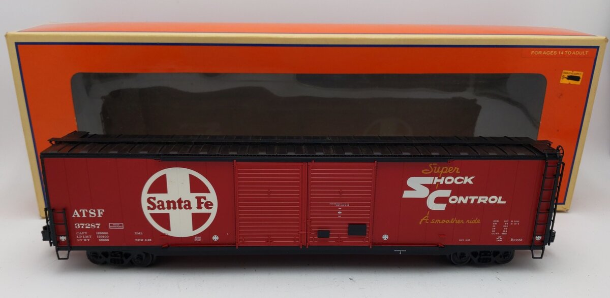 Lionel 6-27208 O Gauge Santa Fe Pullman-Standard 60‘ Boxcar #37287