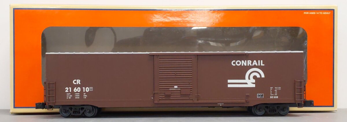 Lionel 6-82656 O Conrail 60' Single-Door Boxcar 3-Rail Ready to Run #216010
