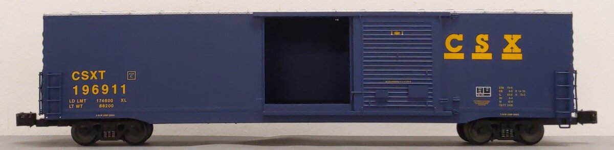 Lionel 6-27850 O CSX 60' Boxcar #196911