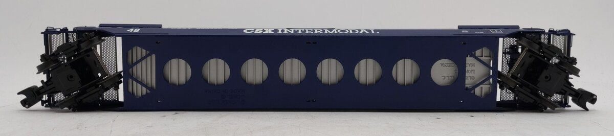 Lionel 6-17588 O CSX Husky Stack Flatcar w/ Container Load #620350 EX/Box