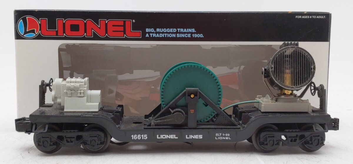 Lionel 6-16615 O Gauge Lionel Lines Extension Searchlight Car with Searchlight