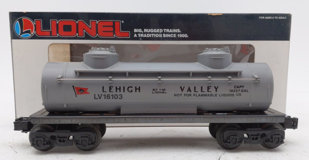 Lionel 6-16103 O Gauge Lehigh Valley Tank Car #16103 LN/Box