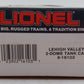 Lionel 6-16103 O Gauge Lehigh Valley Tank Car #16103 LN/Box