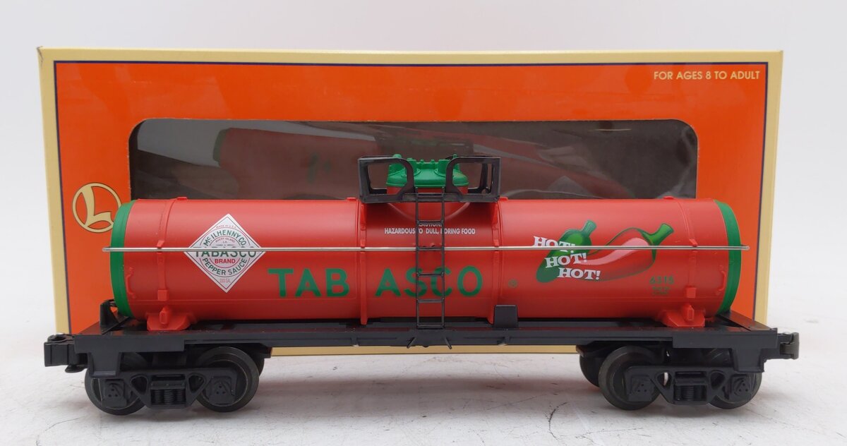 Lionel 6-16180 O Gauge Tabasco Single Dome Tank Car #6315 LN/Box