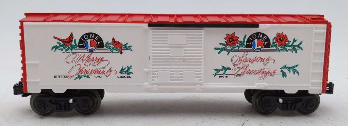 Lionel 6-19918 O Gauge 1992 Christmas Boxcar LN/Box
