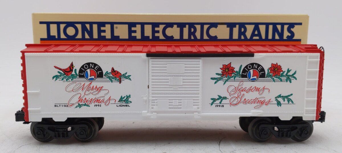 Lionel 6-19918 O Gauge 1992 Christmas Boxcar LN/Box