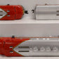 Lionel 6-11711 O Santa Fe F-3 ABA Diesel Locomotive Set #8100/8101/8102 with RS LN/Box