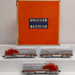 Lionel 6-11711 O Santa Fe F-3 ABA Diesel Locomotive Set #8100/8101/8102 with RS LN/Box