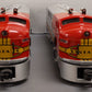 Lionel 6-11711 O Santa Fe F-3 ABA Diesel Locomotive Set #8100/8101/8102 with RS EX/Box