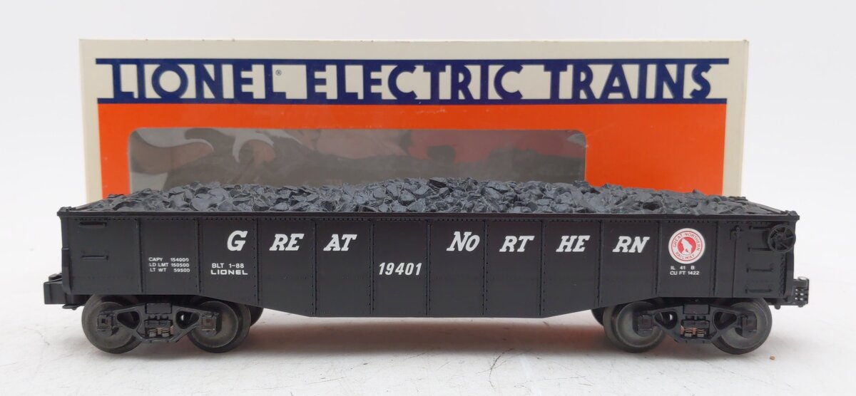Lionel 6-19401 O Gauge Great Northern Gondola #19401 with Coal Load NIB