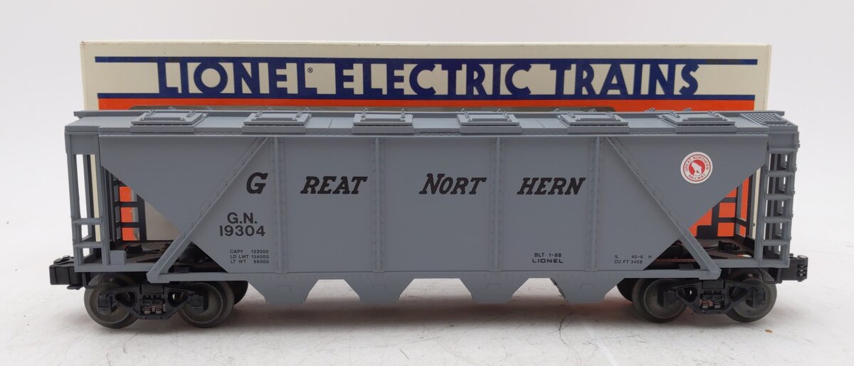 Lionel 6-19304 O Gauge Great Northern Covered Quad Hopper Car #19304 LN/Box