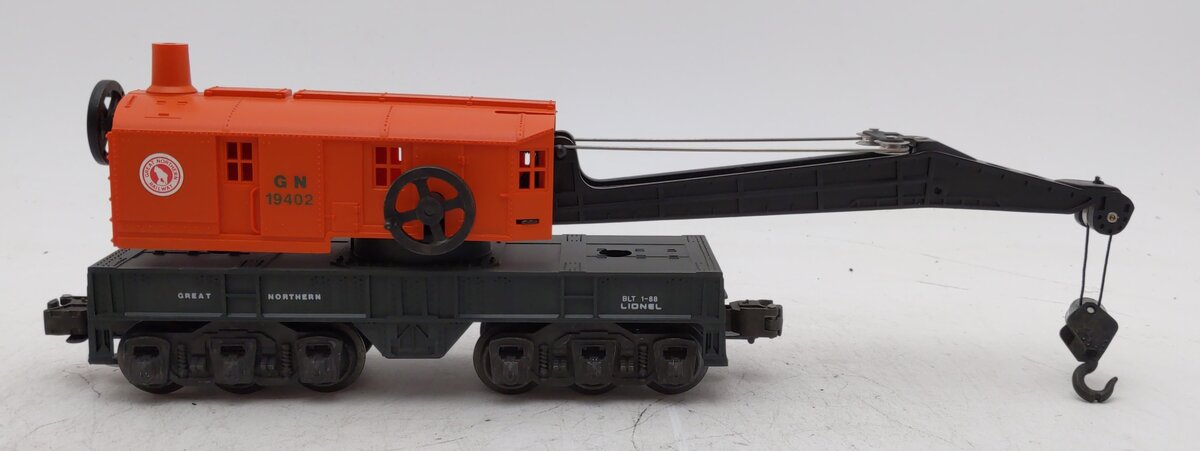 Lionel 6-19402 O Gauge Great Northern Crane Car #19402 LN/Box