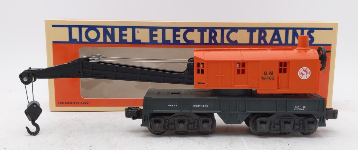 Lionel 6-19402 O Gauge Great Northern Crane Car #19402 LN/Box