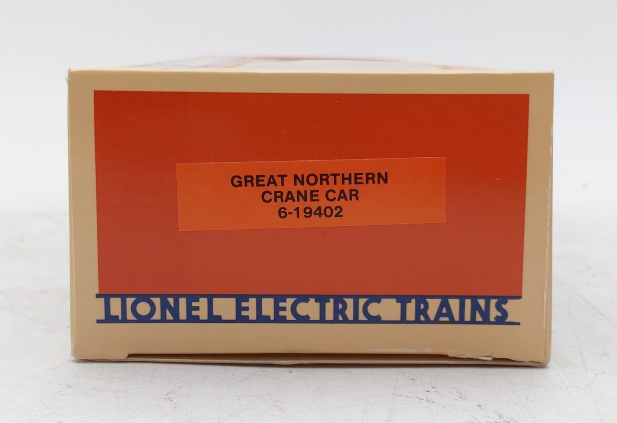 Lionel 6-19402 O Gauge Great Northern Crane Car #19402 LN/Box