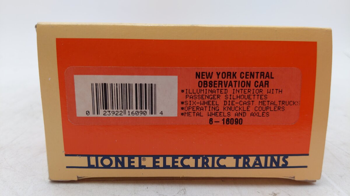 Lionel 6-16090 O Gauge New York Central 