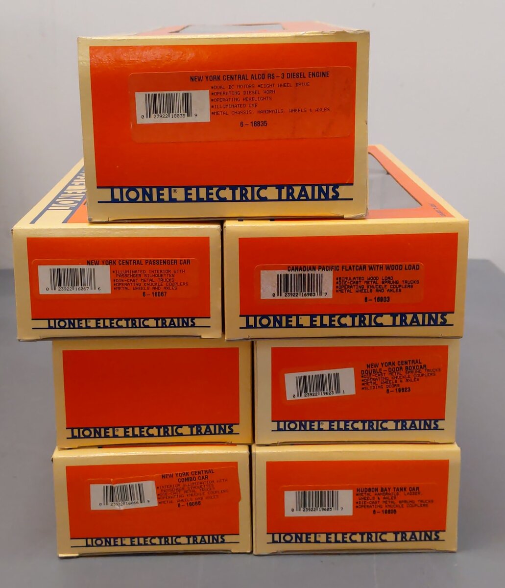 Lionel 6-11744 O Gauge New York Central Passenger/Freight Train Set MT/Box