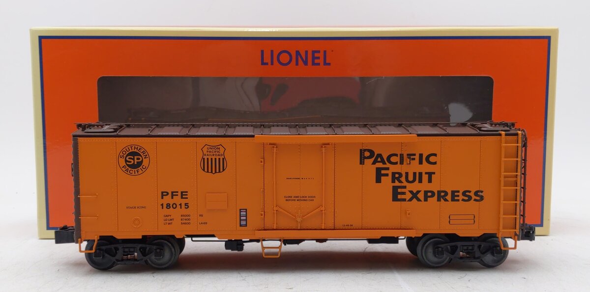 Lionel 2026091 O Pacific Fruit Express 40' Plug Door Reefer #18015