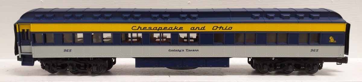 Lionel 2327040 O Gauge Chesapeake & Ohio 18 StationSounds Diner Car LN/Box