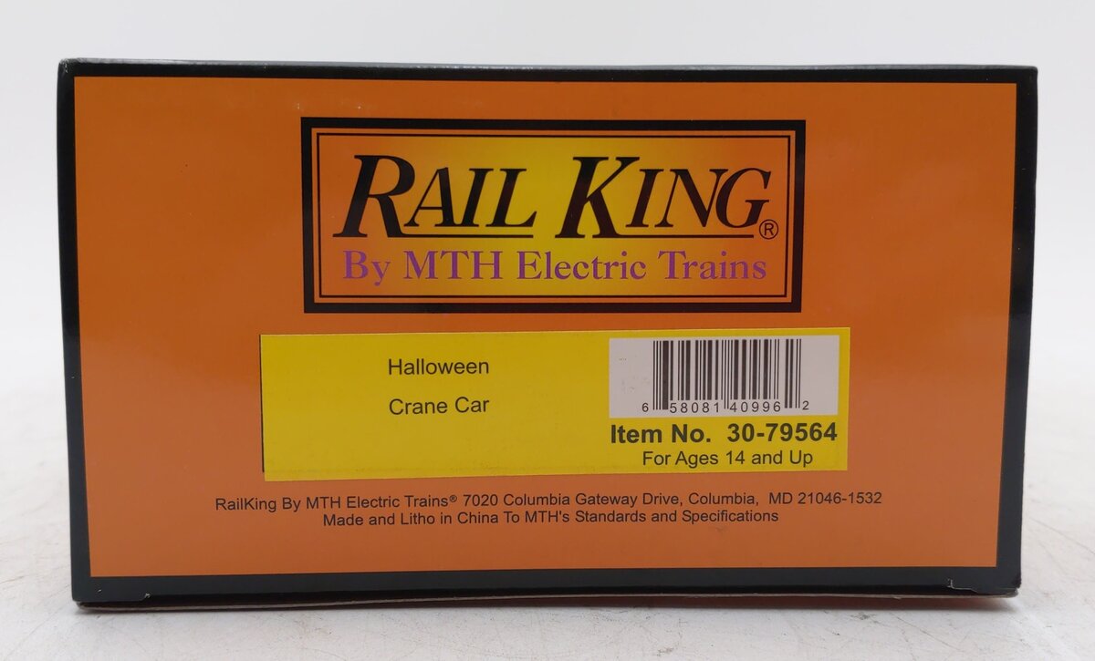 MTH 30-79564 O Halloween Crane Car