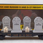 MTH 30-76784 O Halloween Flatcar with Headstones & Flickering Lighted Cand