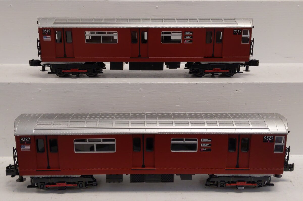 MTH 30-20354-3 O Gauge MTA R-33S 2-Car Subway Add-On Non Powered Set NIB