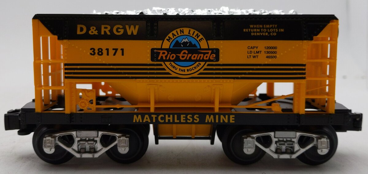 Lionel 6-83873 O Gauge D&RGW Ore Car #38171 LN/Box