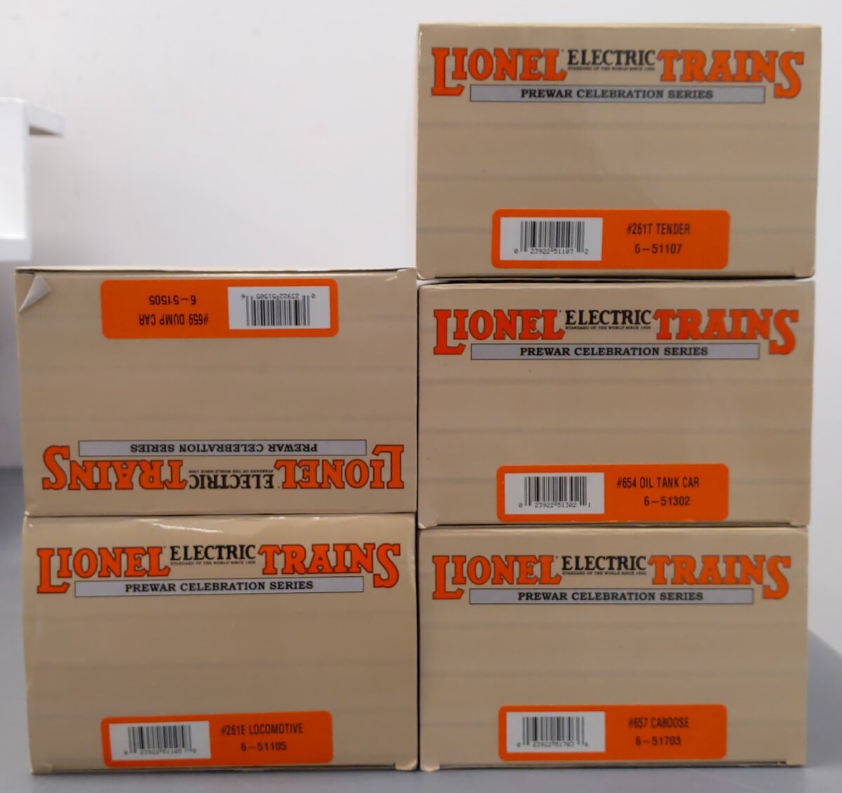 Lionel 6-51009 O Gauge Tinplate 269E Steam Freight Train Set LN/Box