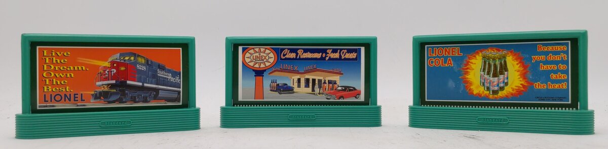 Lionel 6-12949 O Classic Billboard # 310 (Set of 3) LN/Box