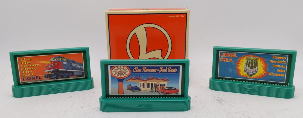 Lionel 6-12949 O Classic Billboard # 310 (Set of 3) LN/Box