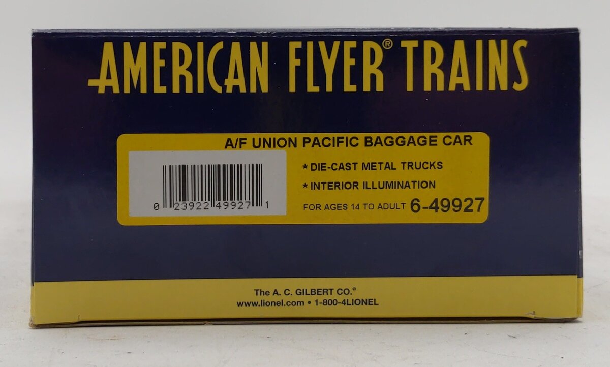 American Flyer 6-49927 S Scale Union Pacific Baggage Car