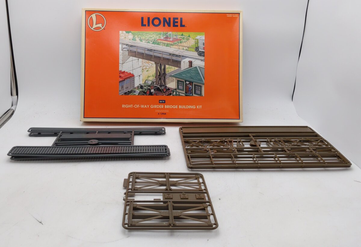 Lionel 6-12968 O Right-Of-Way Girder Bridge Building Kit LN/Box