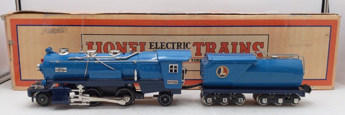 Lionel 11-6002-1 Two Tone Blue Tinplate Loco w/PS2 #263E