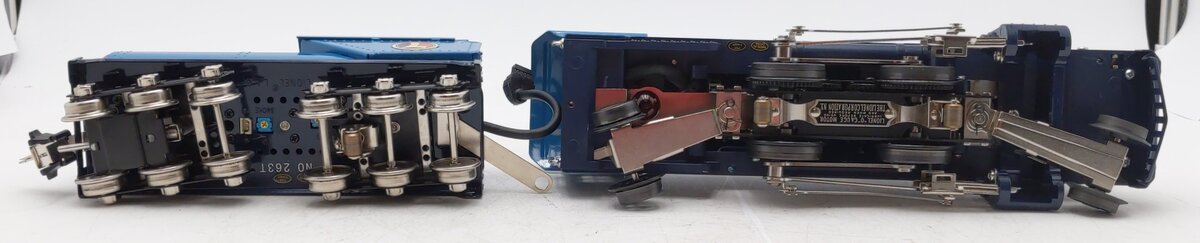Lionel 11-6002-1 Two Tone Blue Tinplate Loco w/PS2 #263E