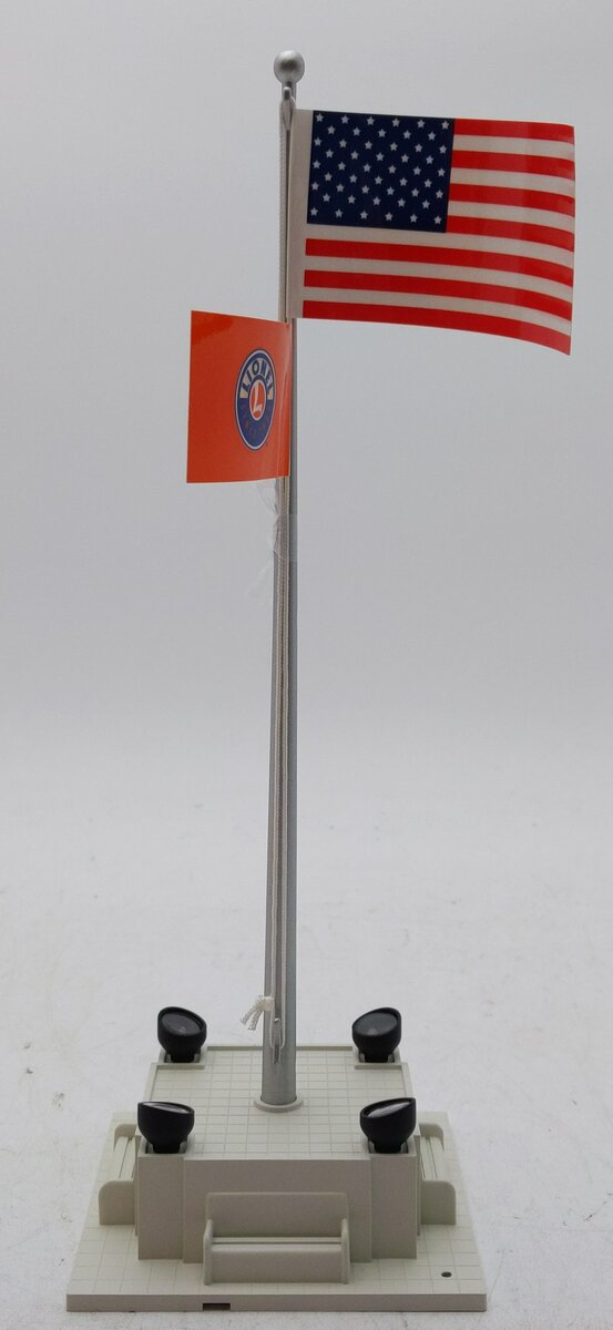Lionel 6-16896 O Gauge Flagpole with Lights LN/Box