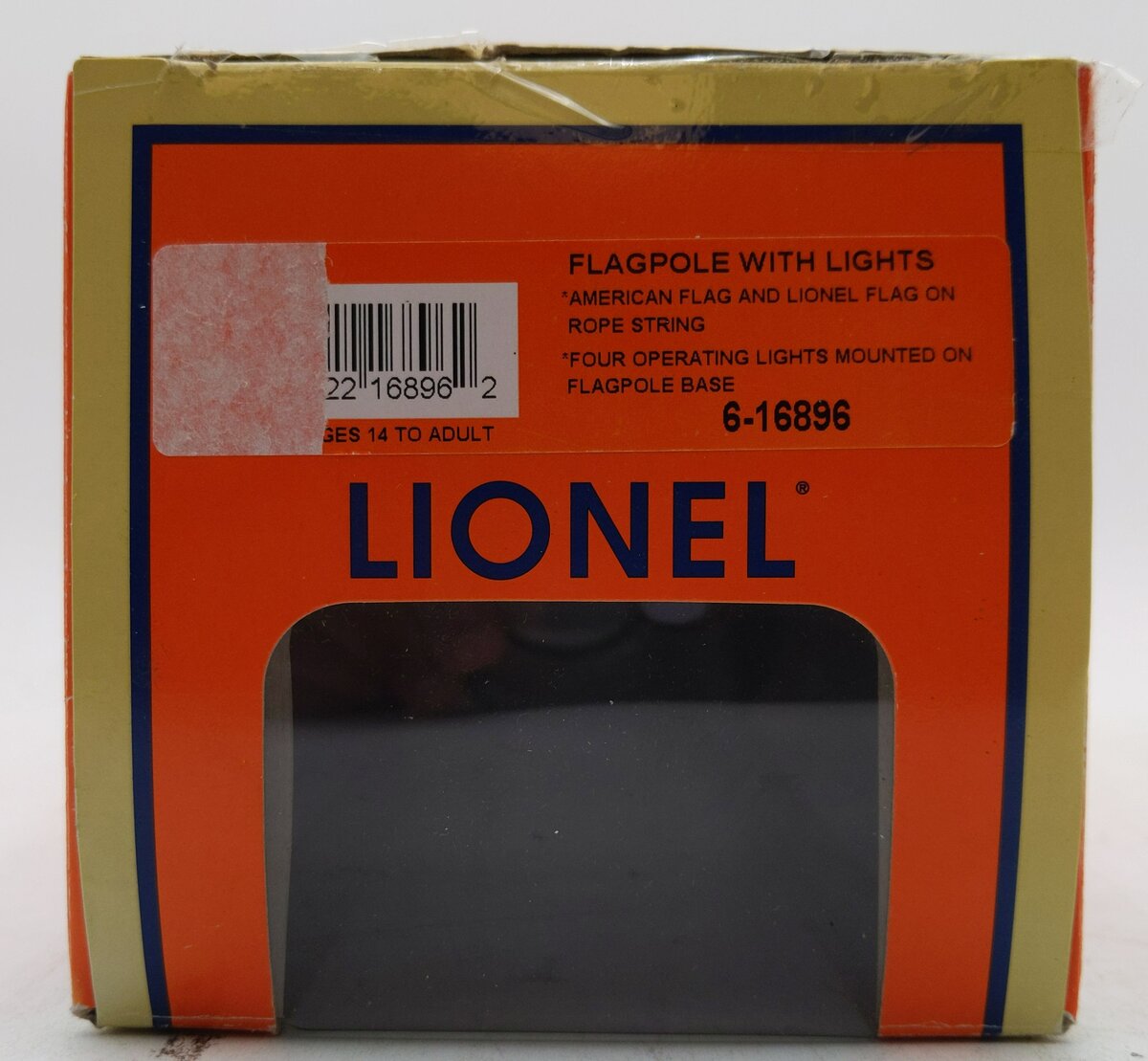 Lionel 6-16896 O Gauge Flagpole with Lights LN/Box