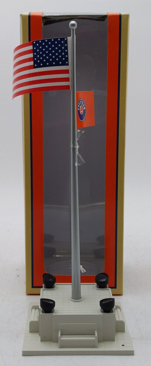 Lionel 6-16896 O Gauge Flagpole with Lights LN/Box