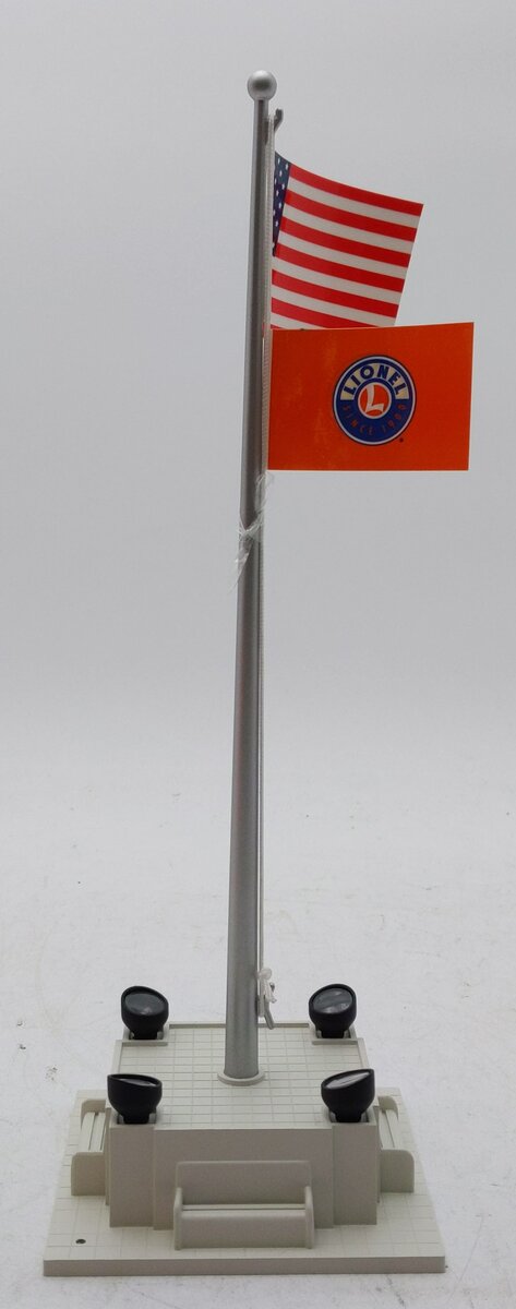 Lionel 6-16896 O Gauge Flagpole with Lights LN/Box