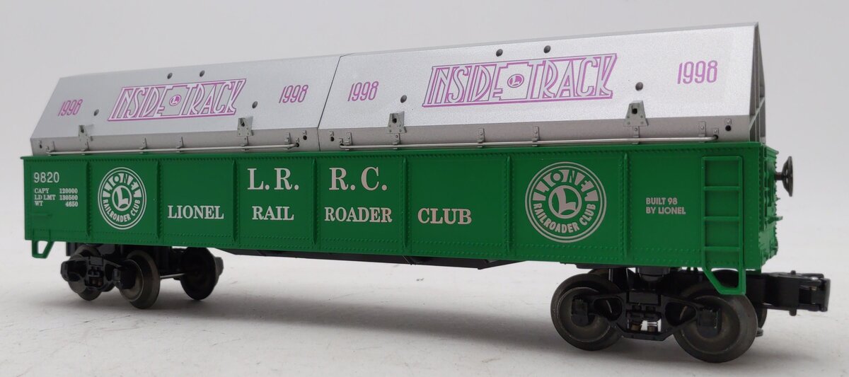 Lionel 6-19966 O Gauge LRRC "Countdown To A Century" Gondola #9820 LN/Box