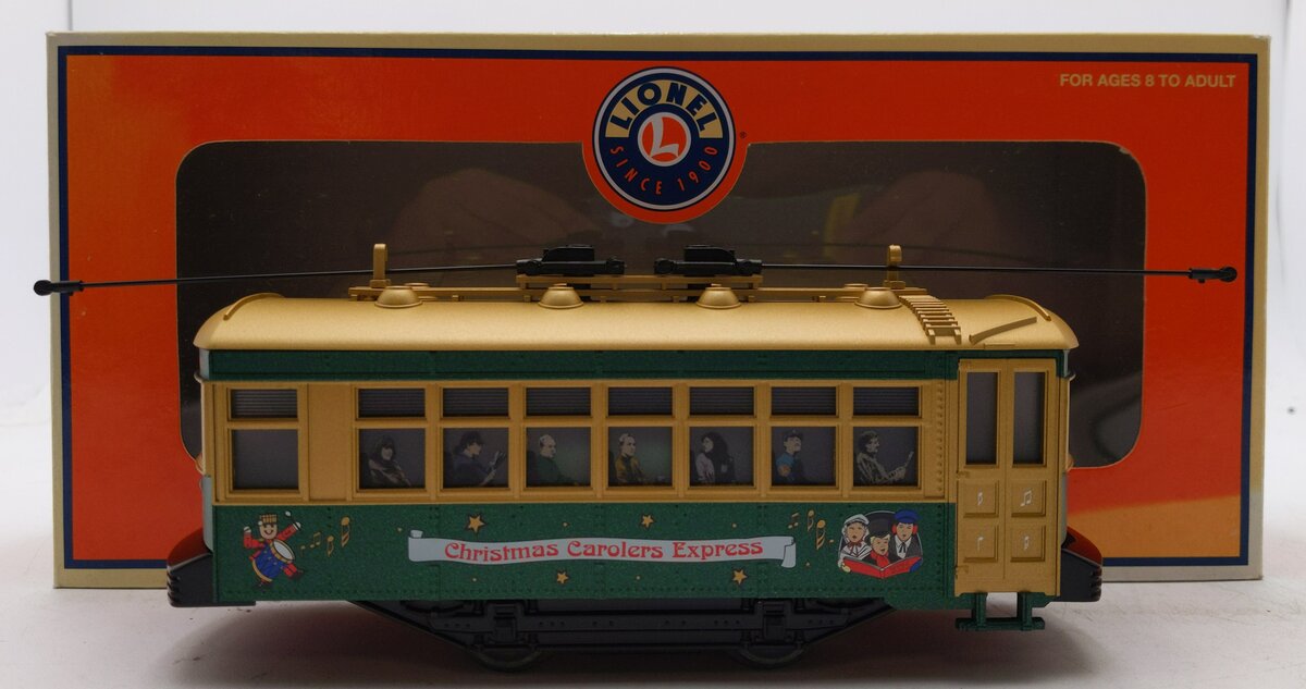 Lionel 6-28434 O Gauge Christmas Motorized Trolley LN/Box