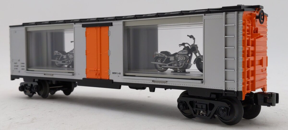 MTH 30-74196 Harley Davidson 2001 Dyna Low Rider Boxcar LN/Box