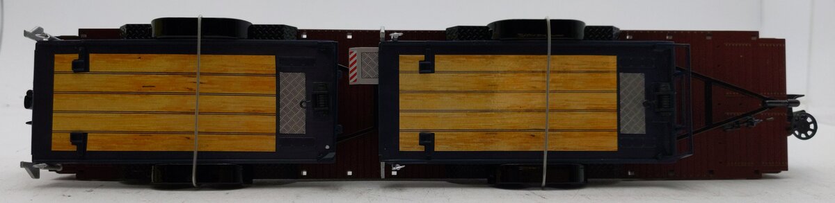 MTH 30-76389 Pennsylvania Flat Car with 2 Car Trailers