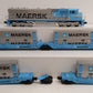 Lionel 6-21950 O Gauge Maersk SD-70 Diesel Maxi-Stack Set EX/Box