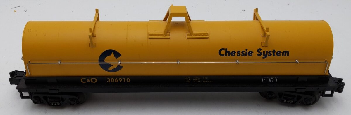 MTH 20-90012C O Gauge Chessie Coil Car #306910 LN/Box