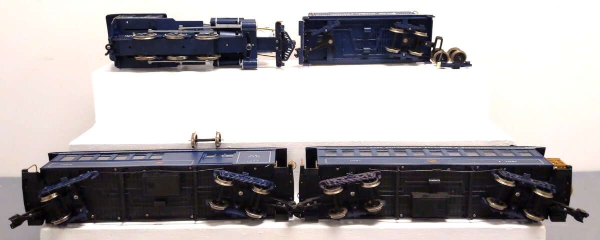 Bachmann 90016 G Scale Royal Blue Steam Train Set VG