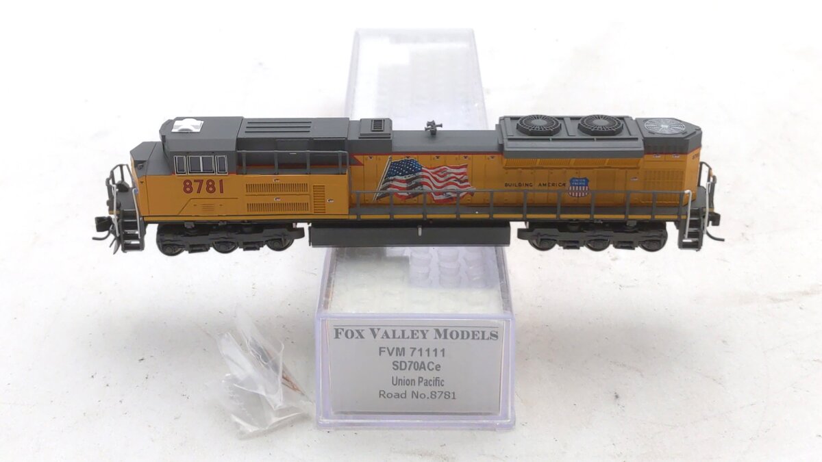 Fox Valley Models 71111 N Scale Union Pacific SD70ACe Diesel Locomotive #8781