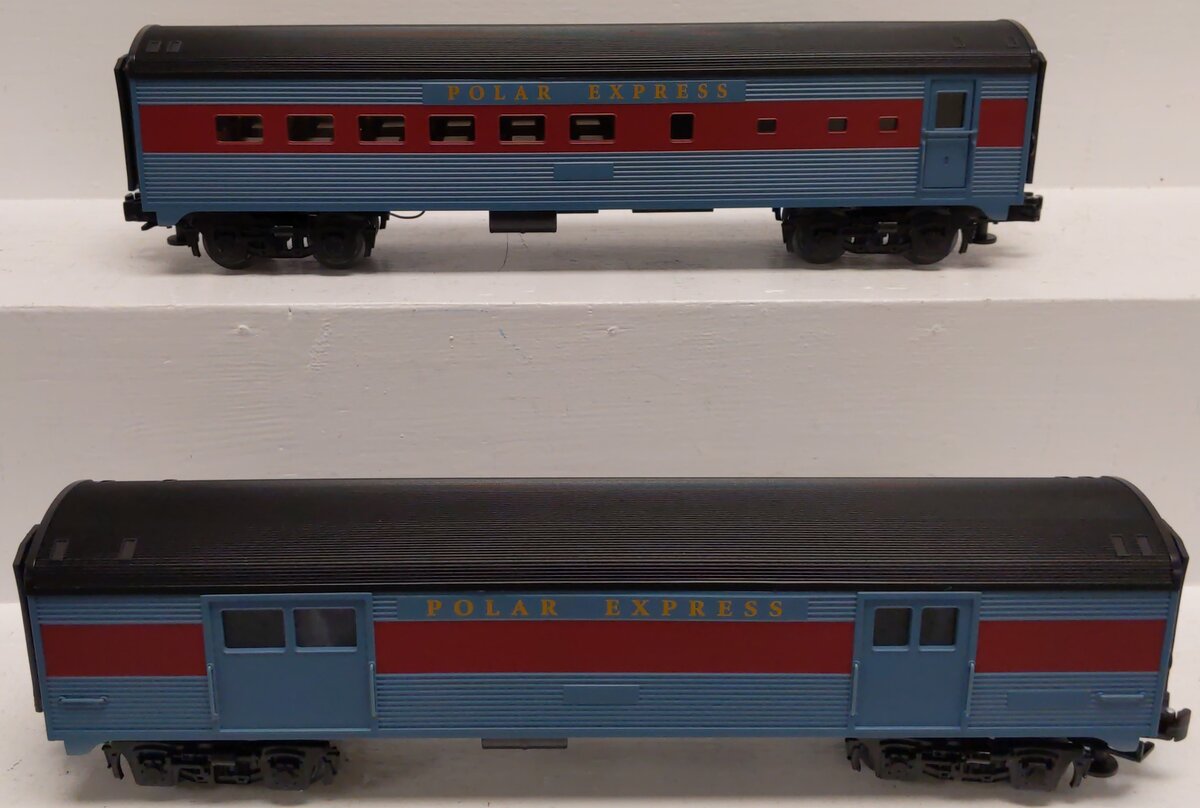 Lionel 6-35290 O Polar Express Streamliner Passenger Car Add-On (2Pk.)